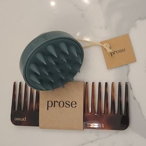 NWT Prose Comb and Scalp Massager